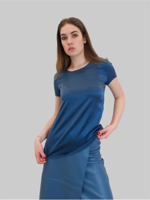 Silk satin t-shirt MAXMARA LEISURE | 2331110134600004